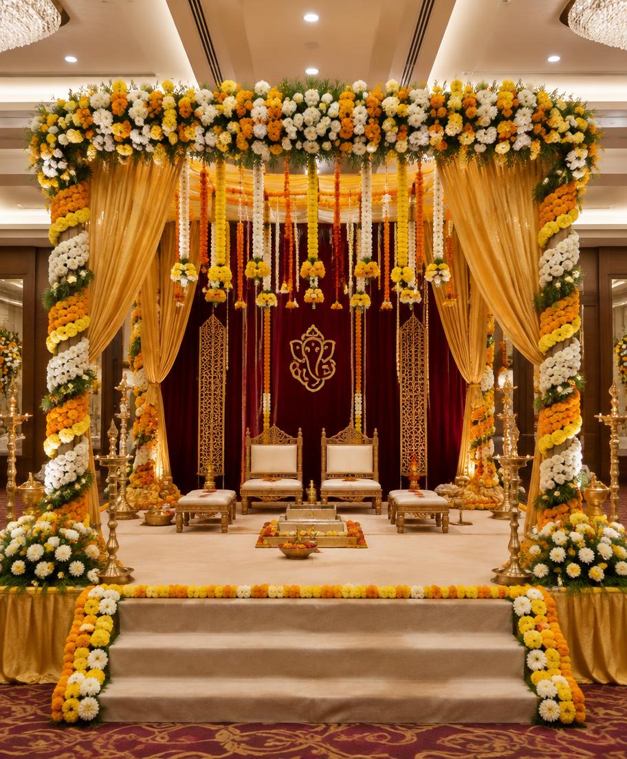 Wedding mandap decor (representative stock image)